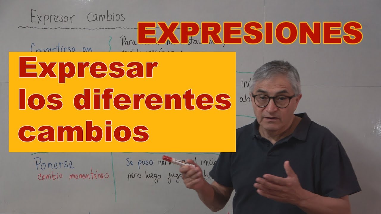 Cambios radicales o progresivos: expresar los matices de significado de ...