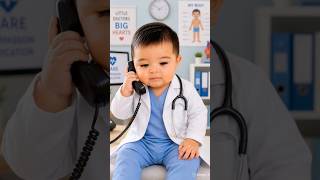 😧SERIOUSLY?is he really sad 😔|ai baby talking on phone| laugh😆#ai #laugh #funny#baby #shorts