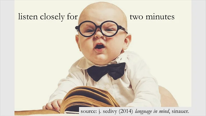 statistical learning in infants? (saffran et al., ...
