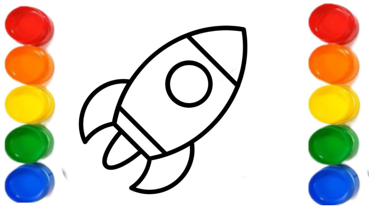 How To Colour Rocket 🚀