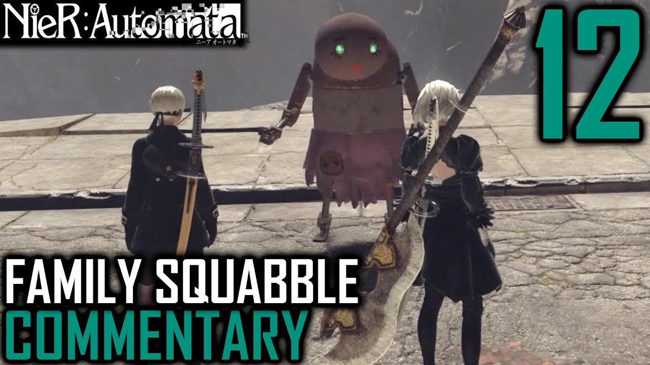 Nier Automata Walkthrough Part 12 Family Squabble & Jean Paul's