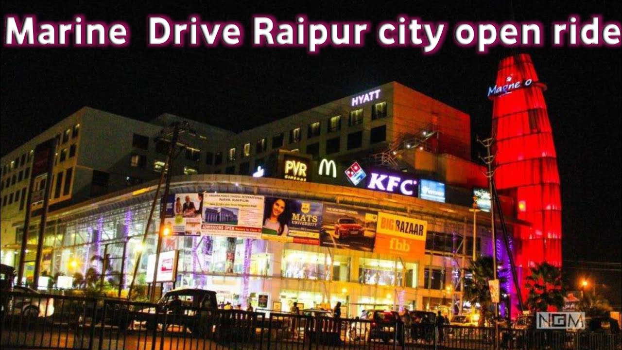! Marine Drive Raipur city open ride ®️ " YouTube