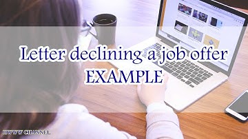 Sample letter declining a job offer after accepting it (Email)