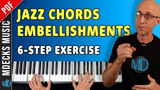 Mastering Diminished Embellishments: Jazz Chord Exercise for Maj6 and m7 Chords