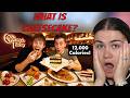Brit Reacts to Two Brits go to Cheesecake Factory for the first time!