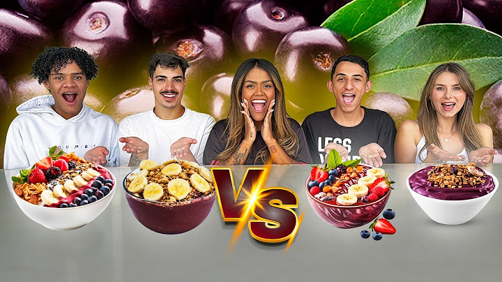 O ÚLTIMO A PARAR DE COMER AÇAÍ GANHA!!!