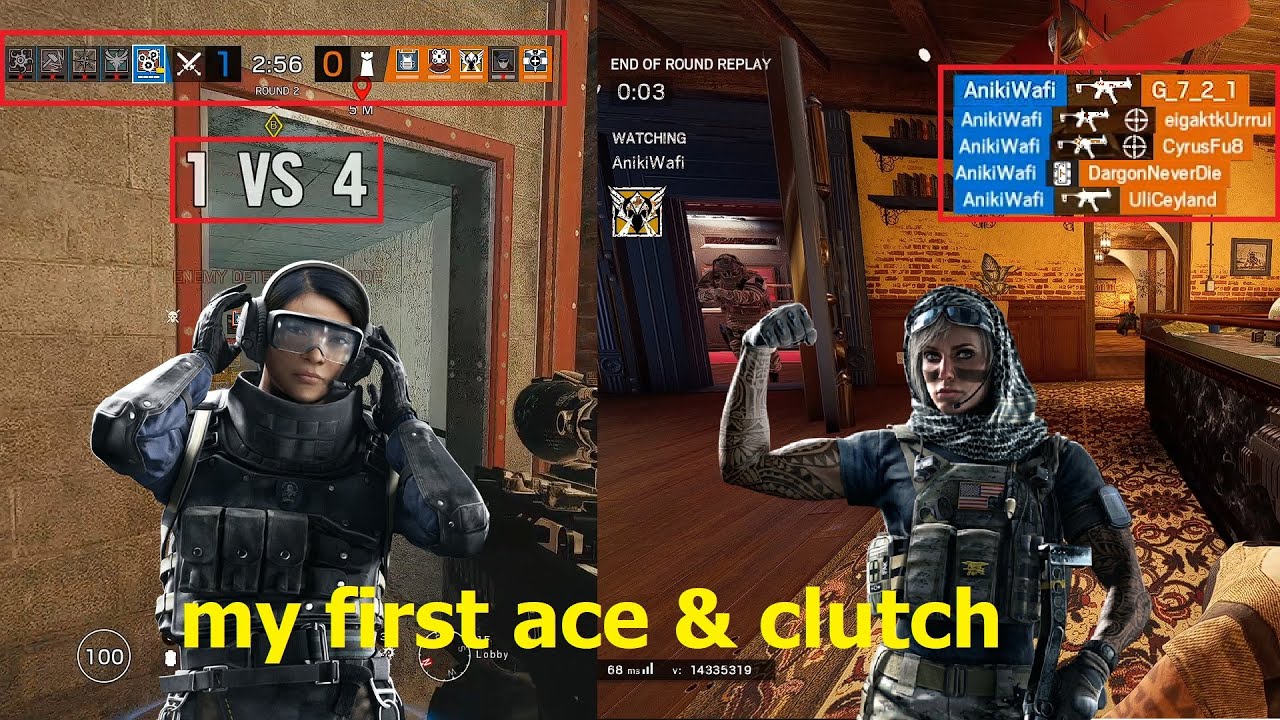 My first ace & clutch | Rainbow Six Siege - YouTube