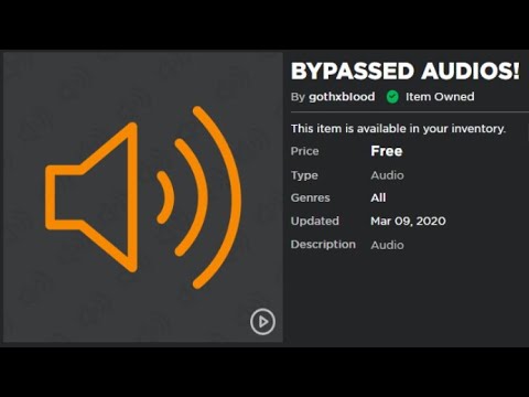 15 Bypassed Audios Roblox Rare Unleaked Working Loud New March 9 2020 Youtube - loud bypassed audios for roblox 2019 working