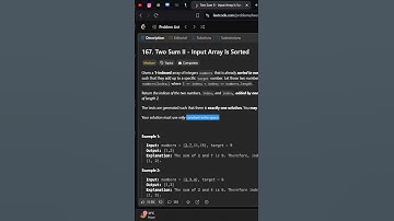 LeetCode 162: Two Sum II JavaScript Solution | Explained with Two Pointers