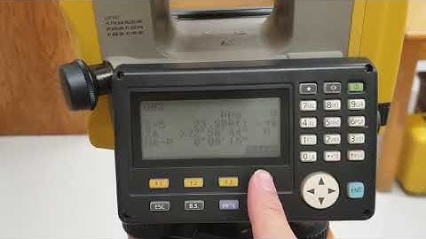Total Station2 - angle & distance measurements