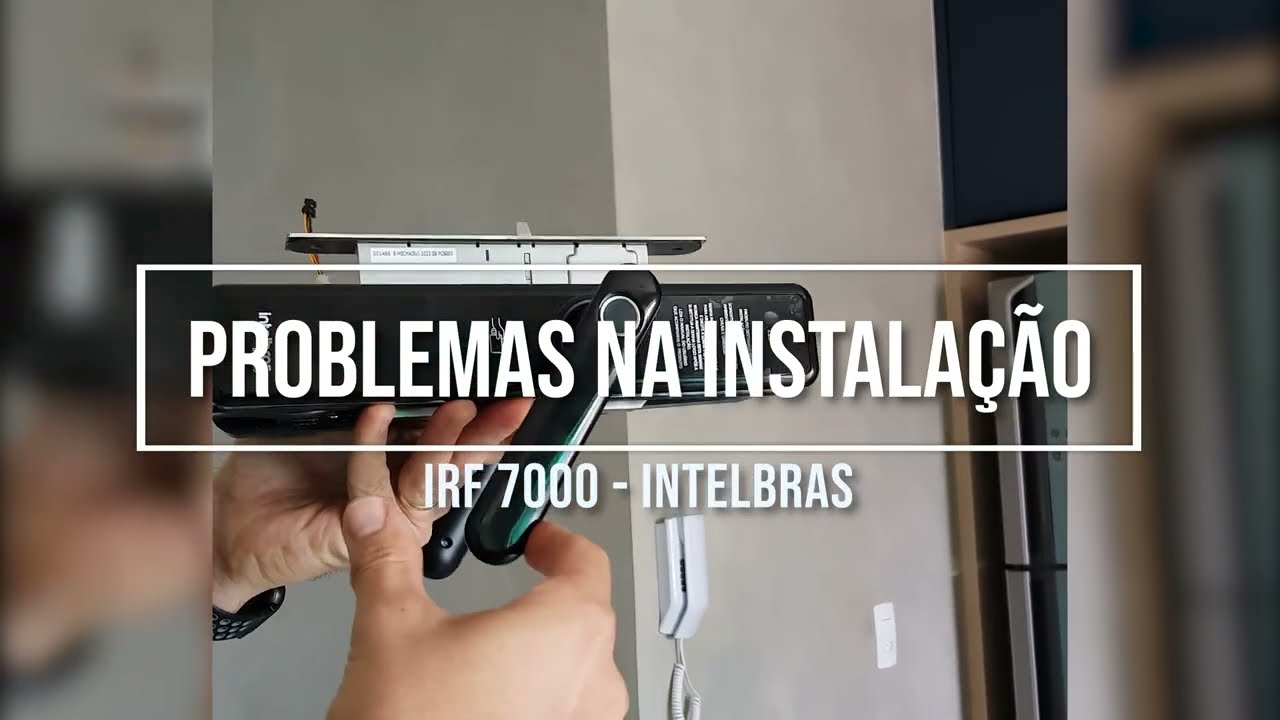 Fechadura inteligente WiFi Tuya do Aliexpress barata (R$360,00) - detalhes  e instalação COMPLETA 