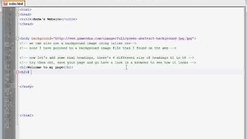 d_adding headings to a html page using the different heading h1 to h6