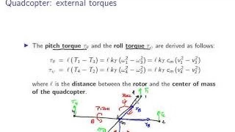 Mechanical dynamics (Newtonian and Lagrangian mechanics): vidéo 2.6 Quadcopter