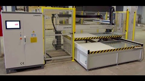 HD218 Polyurethane Foam Gasket Dispensing Robot with Two-Level Shuttle Table