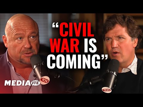 CIVIL WAR! Alex Jones and Tucker Carlson BLAST Democrats and Media Instigating Unrest