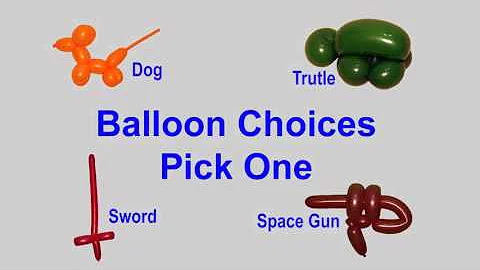 Karl Balloon Selection and How to use