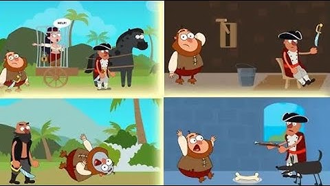 Save The Pirate! Gameplay Walkthrough Level 1-15 Tricks Reveled.