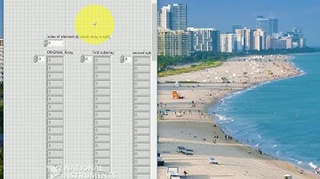 How to Split in 1-D array into two parts at the index for split in LabVIEW