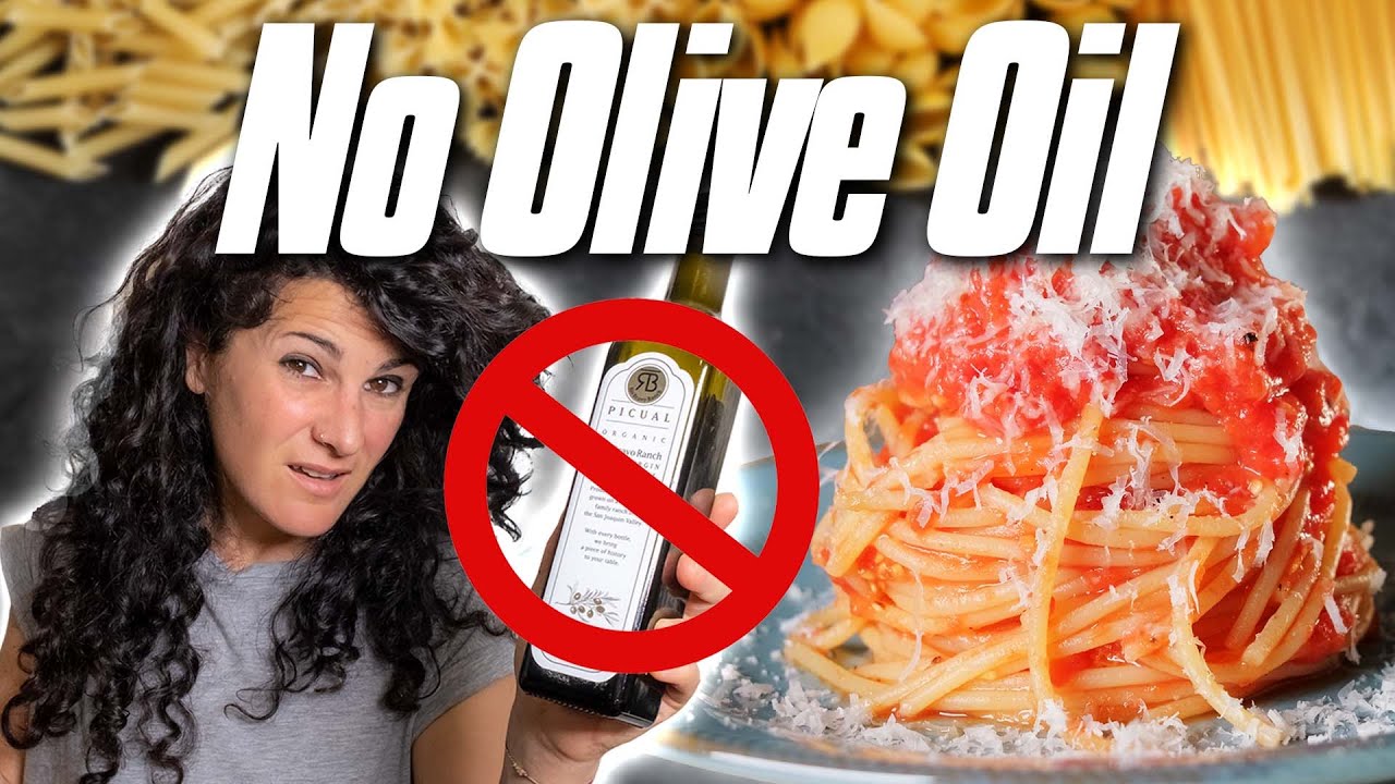 An Italian Tries to Cook Without OLIVE OIL | Pasta Grammar