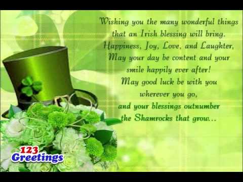 St irish patricks for day blessing St Patrick's