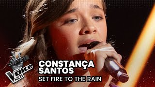 : Constanca Santos - "Set Fire to the Rain" | Provas Cegas | The Voice Kids Portugal 2024