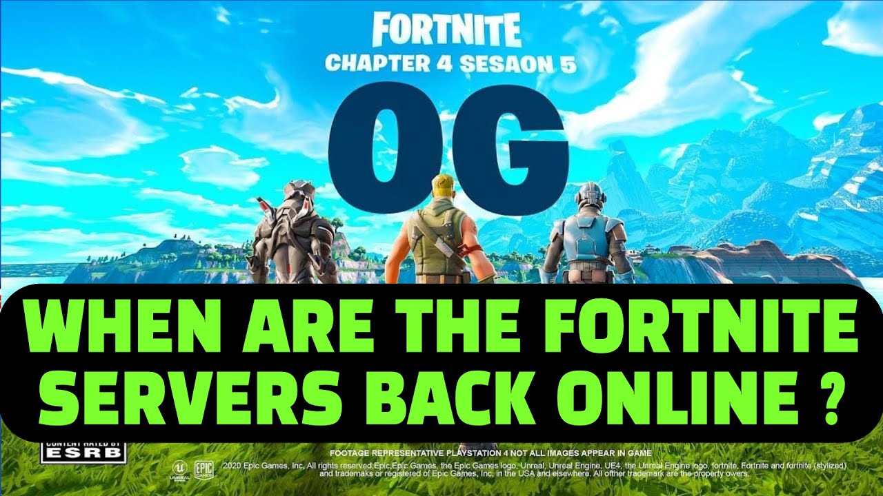 Why The Fortnite Offline ? When Are The Fortnite Servers Back Online ? FIX NOW! - YouTube