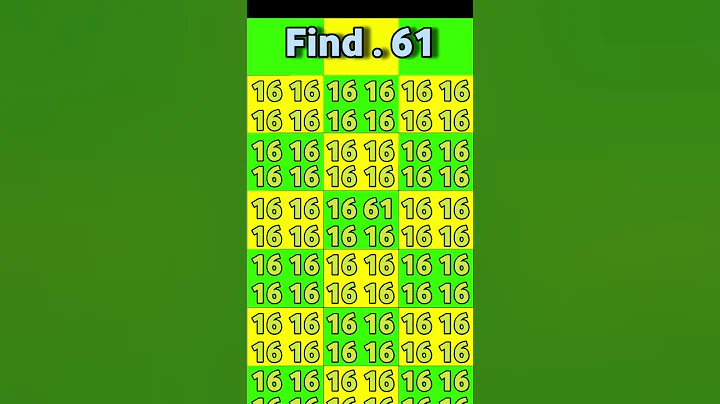 Find odd number 61 ; #shorts #maths #facts #shortvideo #tiktok #viralvideo #squidgame #find