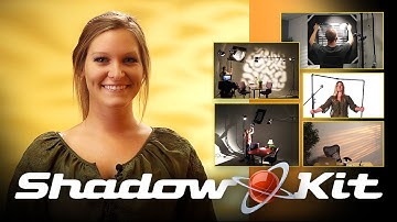 Digital Juice Shadow Kit: Easy Light Modification for Photography & Video w/ Shadow Pattern Gels