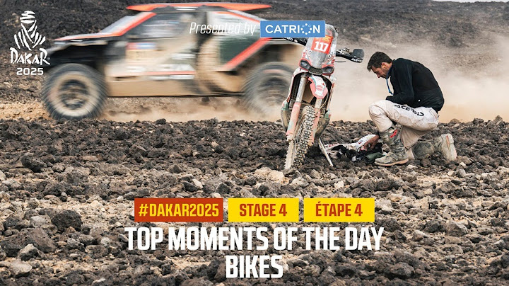 Les meilleurs moments des Motos présentés par Catrion - Étape 4 - #Dakar2025