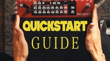 Nord Drum 3p Quick Start Guide