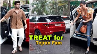 1/2 : Karan Bhai 's Timing of Arrival after Tejasswi Prakash at a Cafe #tejran | @bollywoodbandook