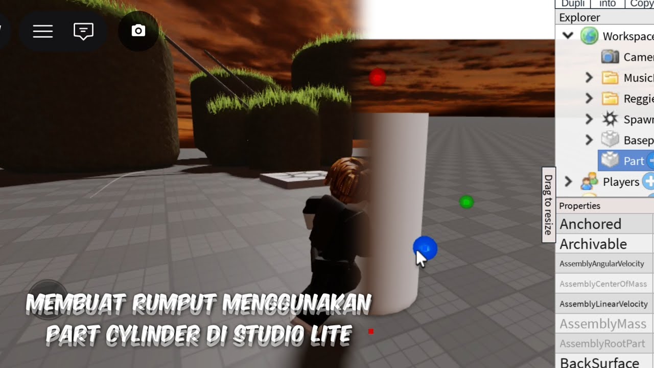 Membuat Part Cylinder Menjadi Rumput/Tanah Menggunakan Studio Lite ...