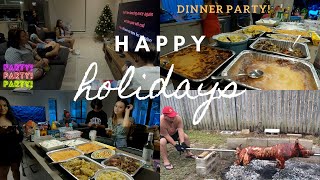 FILIPINO-AUSTRALIAN FAMILY DINNER| CHRISTMAS DAY PARTY| YUMMY FOODS| PINOY DRIVER VLOG