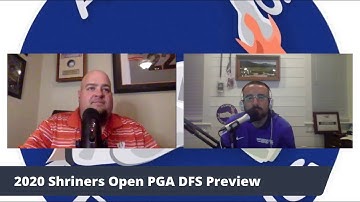 Always Pressing PGA DFS POD - 2020 Shriners Hospital for Children Open