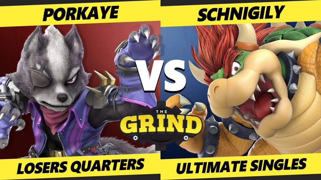 Smash Ultimate Tournament - Schnigily (Bowser) Vs. Porkaye (Wolf) The Grind 98 SSBU Losers Quarters