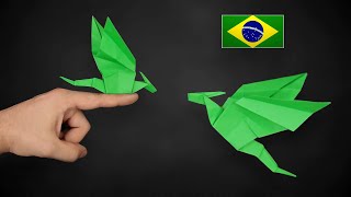 Origami de Dragão Simples V2 - Instruções em Português PT-BR