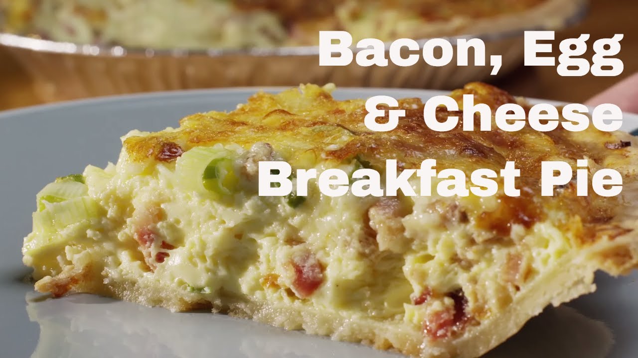 Bacon´n Cheddar Breakfast Pie | Glen And Friends Cooking