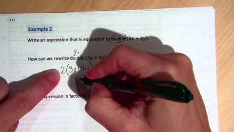 Distributing Expressions 4 12