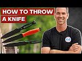 How to Throw a Knife (No Spin Knife Throw)