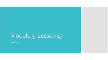 Module 3, Lesson 17 Video