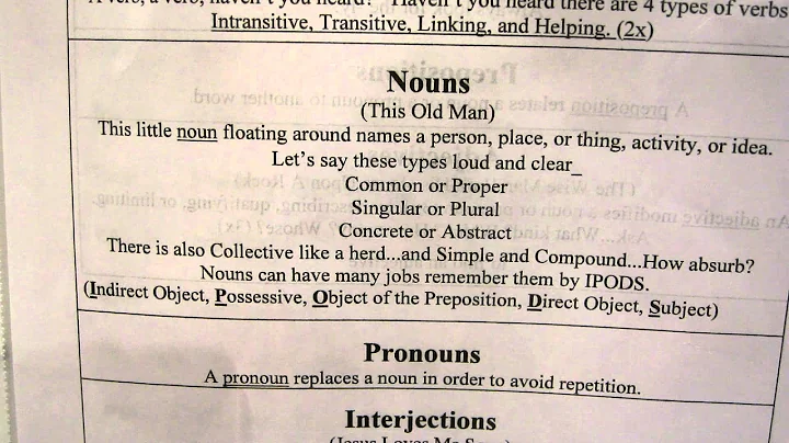 Noun Song