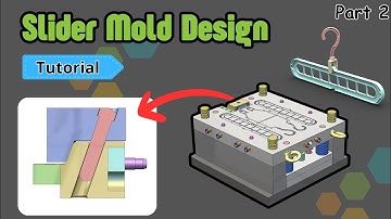 How to make a SLIDER MOLD Design in SolidWorks - Multiple Hanger