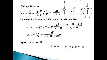 Source follower as a Voltage Series Feedback Amplifier