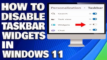 How To Disable The News and Interest Taskbar Widget in Windows 11 | Disable Taskbar Widget Tutorial