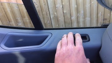 Ford Transit - Electric window problems