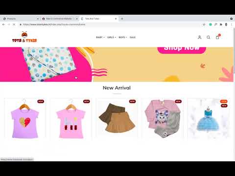 Demo of WebTiger E-Commerce Website Backend Portal