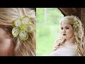 French beaded flowers: beaded fantasy flower hair clip or brooch pin (Updated video available)
