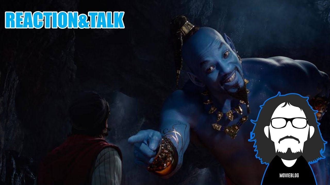 Aladdin Trailer 2 #ReactionAndTalk - YouTube