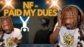 NF - Paid My Dues ( Must Watch ) (OFFICIAL MUSIC VIDEO) - SIMPLY REACTIONS
