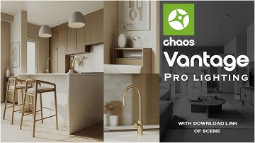 Chaos Vantage Lighting Tutorial | Fast & Photorealistic Rendering Workflow #3dmax #vantage